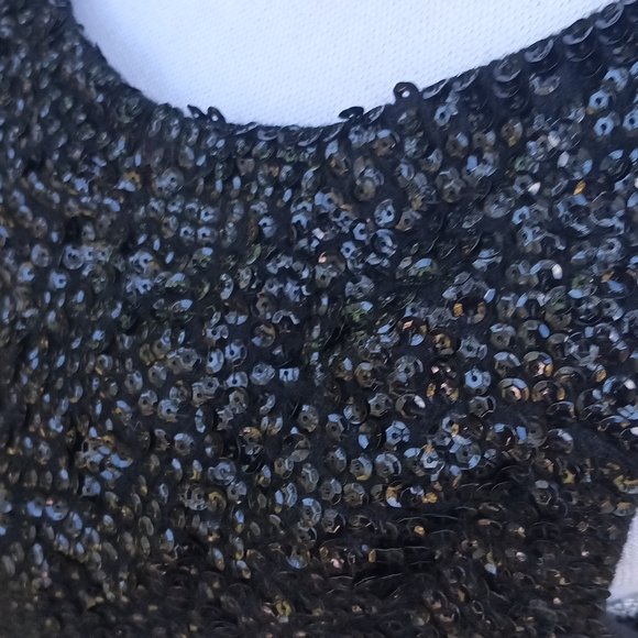 Cyn Les 50s vintage hand beaded tank M/L - Picture 6 of 7
